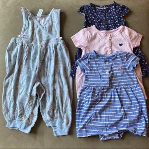 17 pc Girl’s 18-24 months summer clothing lot